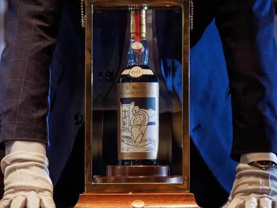 Macallan: Rare Scotch whisky becomes world's most expensive bottle at £2.1m
