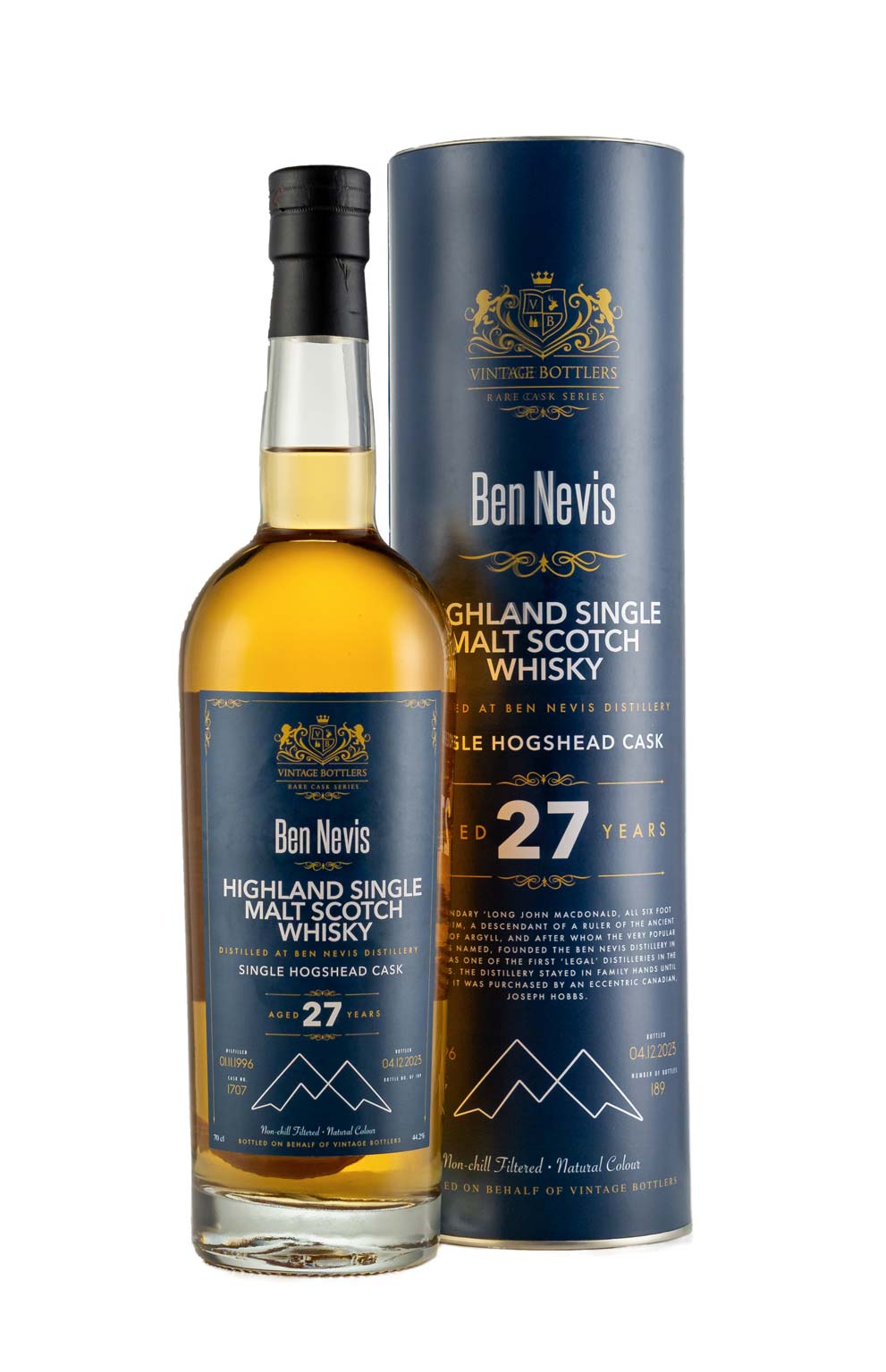 Ben Nevis 1996 - 27 Year Old - only 189 bottles produced – Vintage