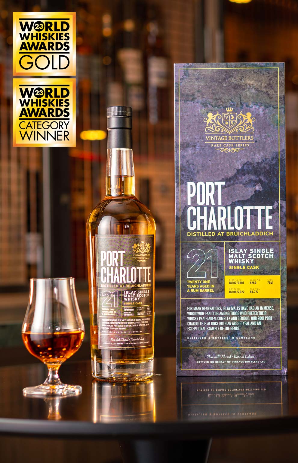 Port Charlotte 21 Year Old – Vintage Bottlers Ltd