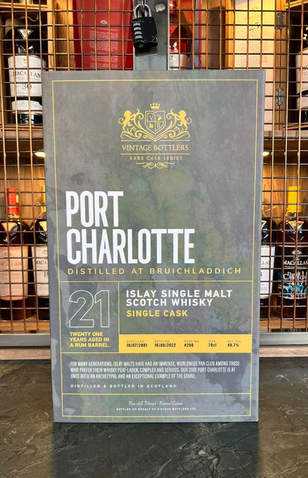 Port Charlotte 2001  - Collector's Edition only 10 bottles available in this collection